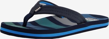 REEF Beach & Pool Shoes 'Kids Ahi' in Blue: front