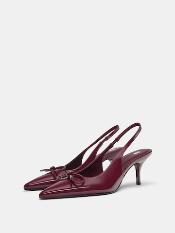 Escarpins à bride arrière Pull&Bear en marron