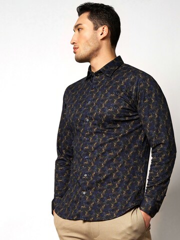 DESOTO Slim Fit Hemd in Schwarz