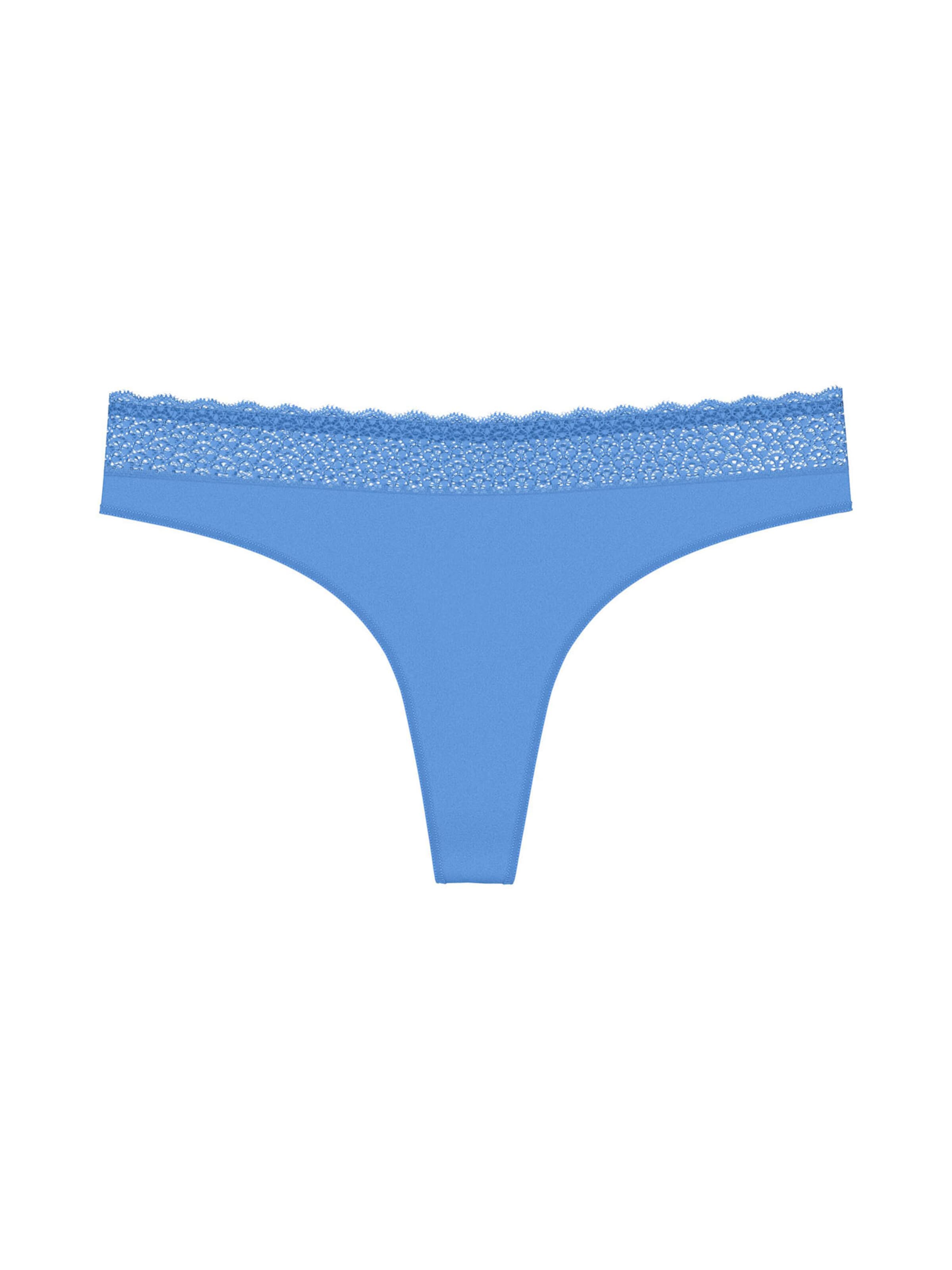 TRIUMPH String ' Red Label Feel of Modal ' in Blauw: voorkant