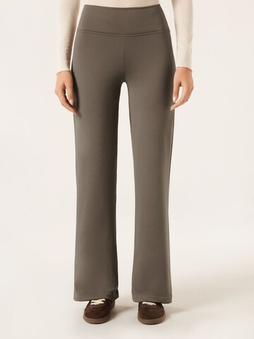 CALZEDONIA Regular Pants 'Palazzo' in Beige: front
