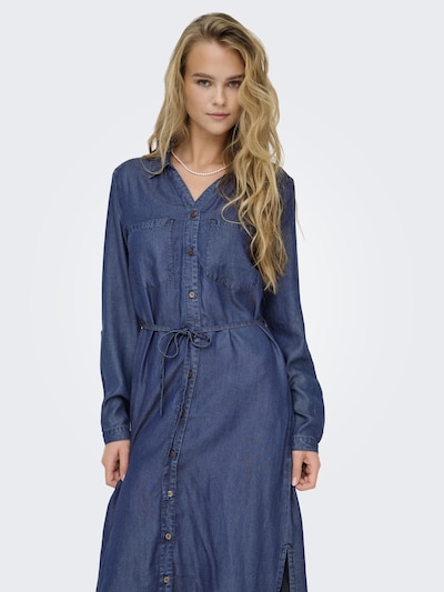 ONLY Jurk 'ONLCharis' in de kleur Blauw denim, Productweergave