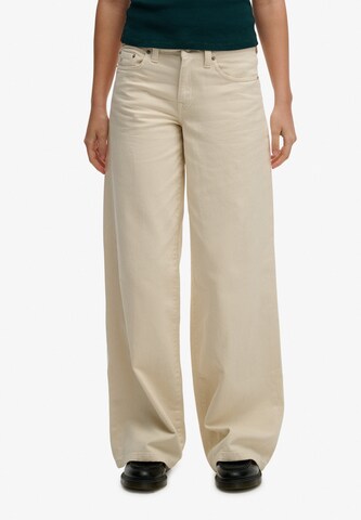 Wide Leg Jean Superdry & Co en vert : devant