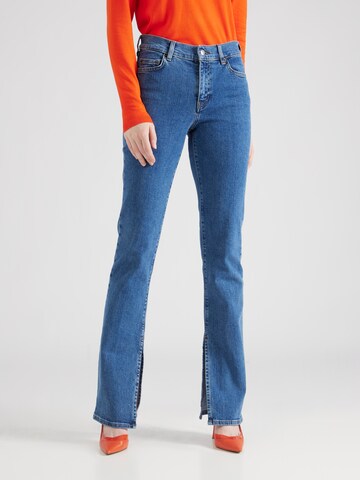 Bootcut Jean Sisley en bleu : devant