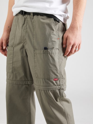 LEVI'S ® - Regular Calças 'Utility Zip Off Pant' em cinzento