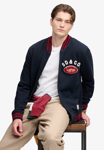 Veste mi-saison Superdry & Co en bleu