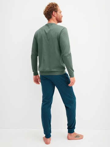 CALIDA Pyjama lang 'Relax Imprint'‌‌‌‌‌‌‌ in Grau