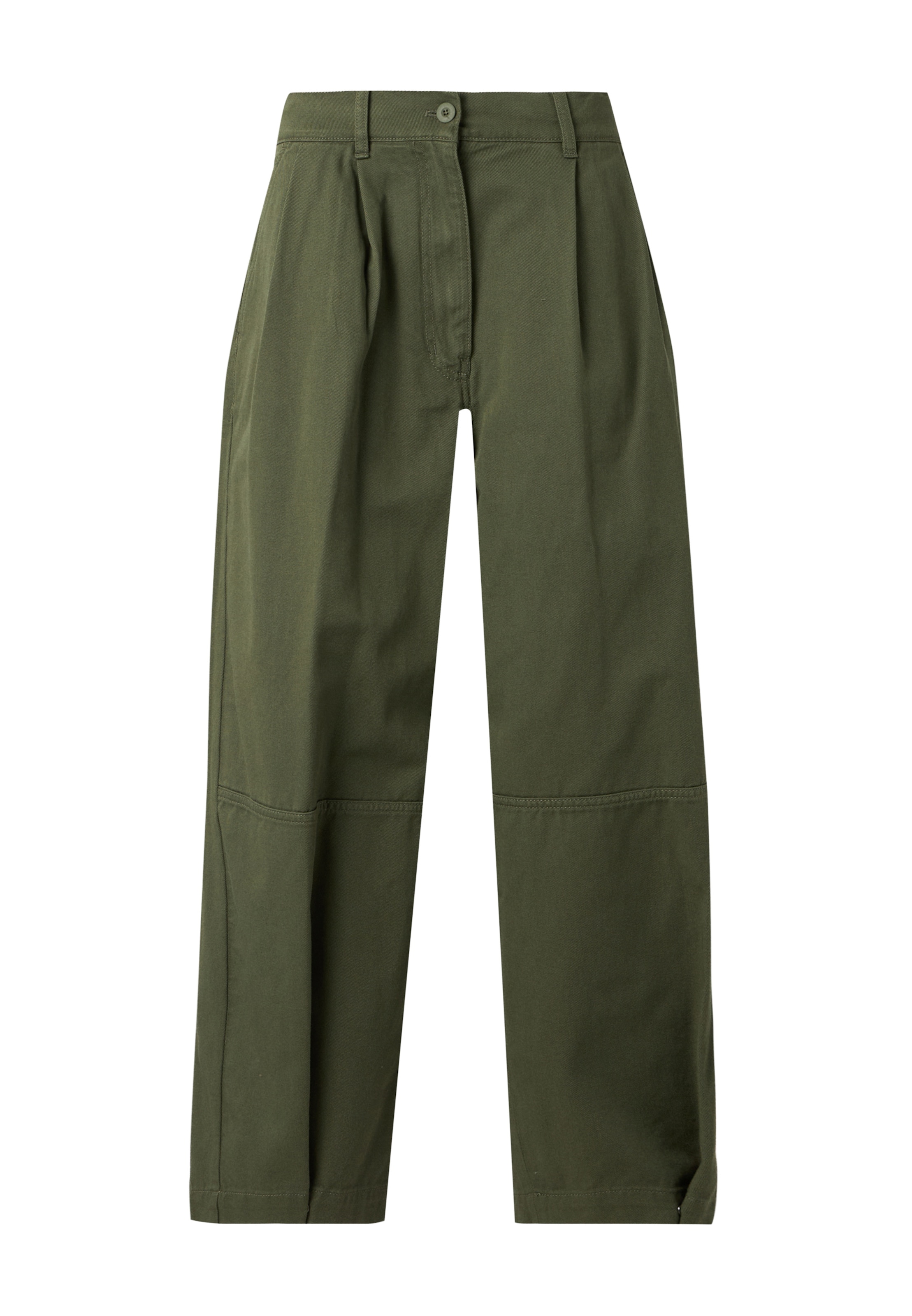 Weekend Max Mara Barrel Hose 'BACCA' in Grün: Vorderseite