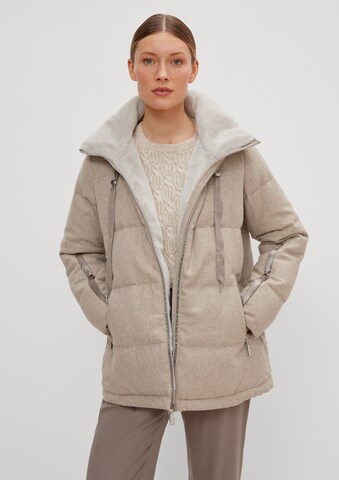 Veste d’hiver COMMA en beige : devant