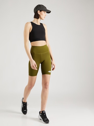 THE NORTH FACE Skinny Sportovní kalhoty 'FLEX' – zelená