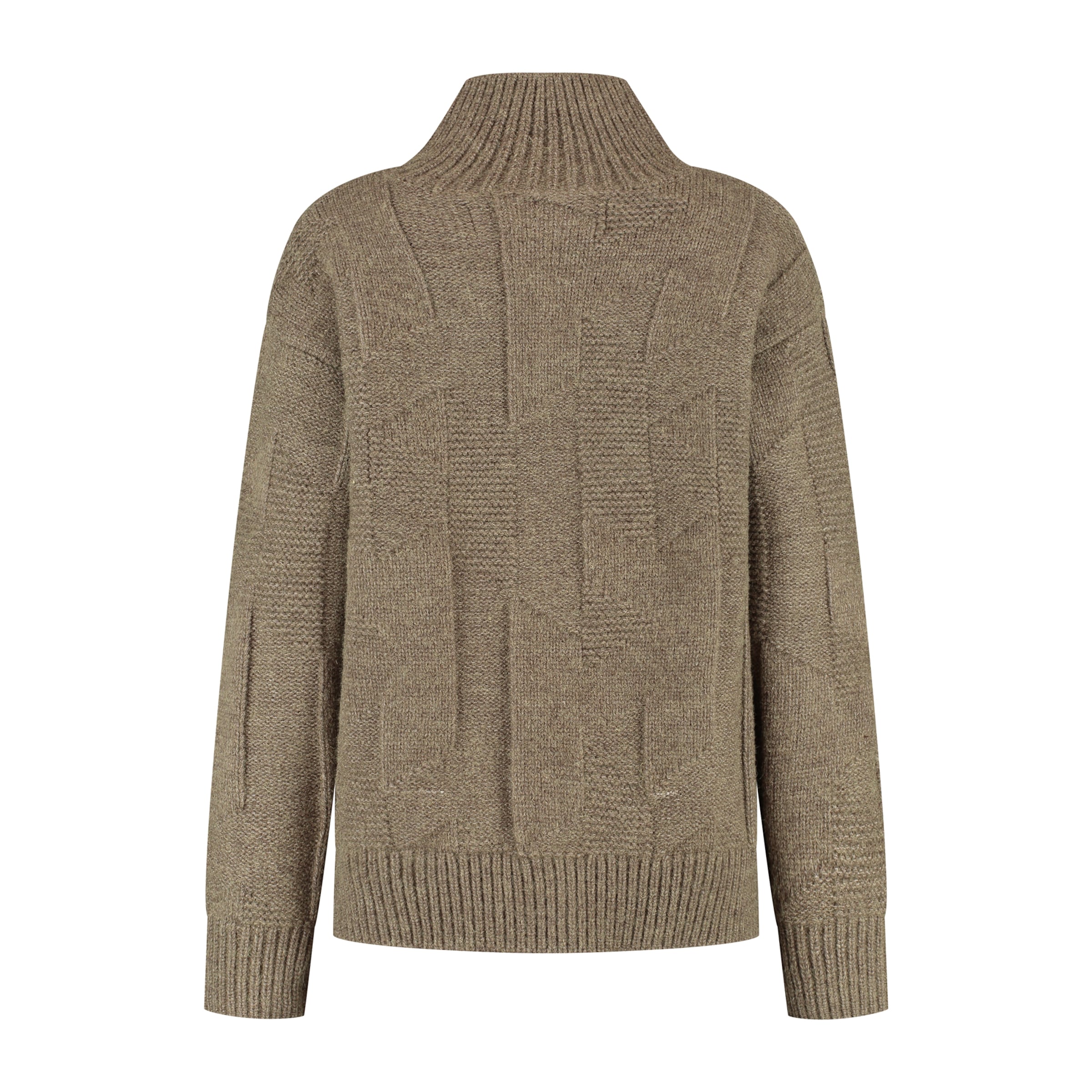 MGO Knit cardigan 'Tamar' in Brown