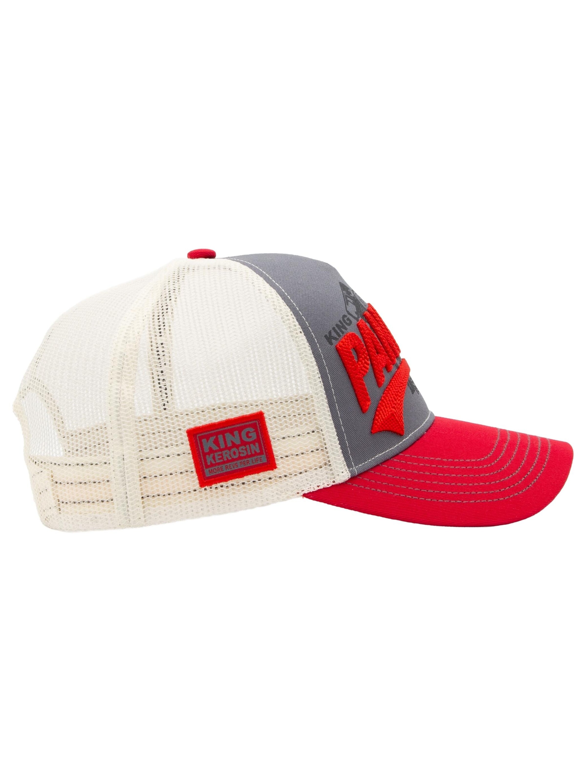 King Kerosin Cap 'Panhead' in Rot