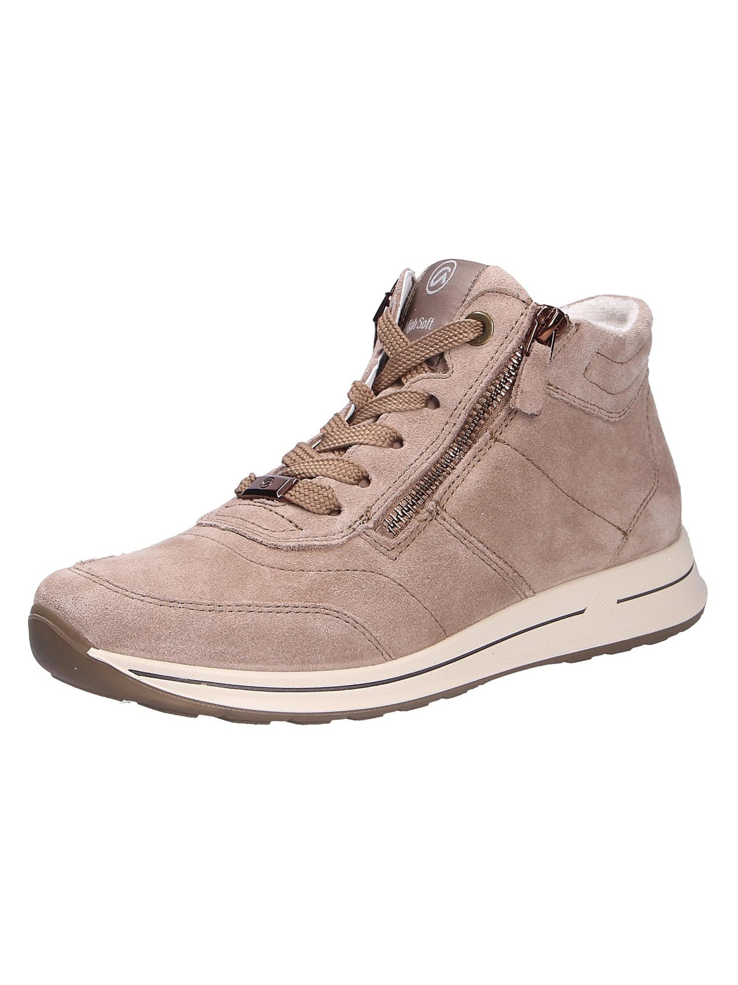 ARA Lace-Up Boots 'Osaka' in Grey: front