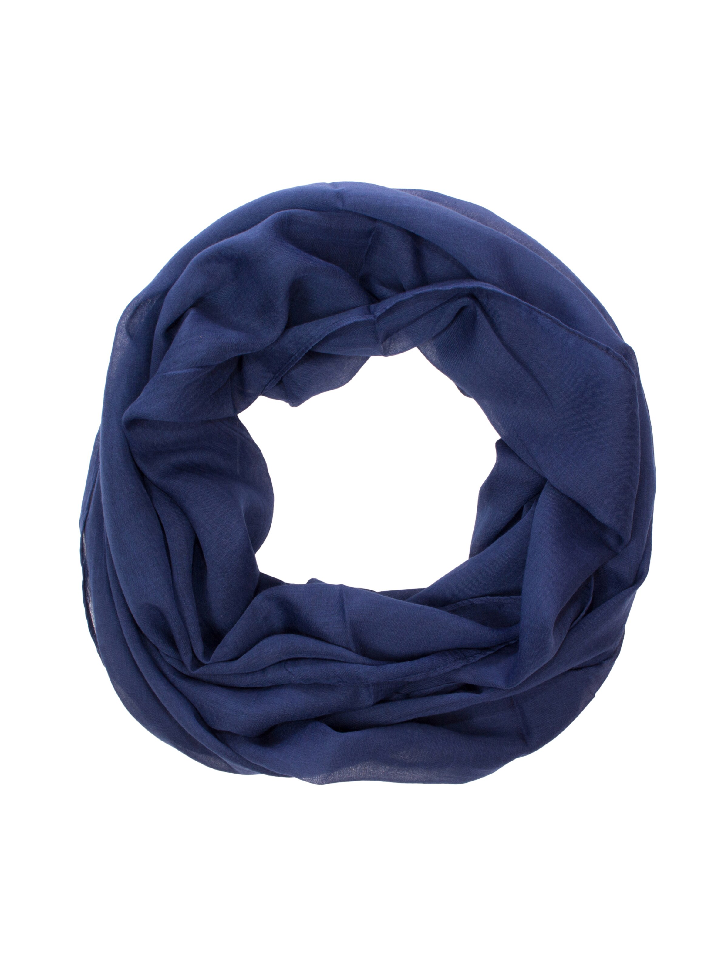 Écharpe tube Seasons of April en bleu : devant