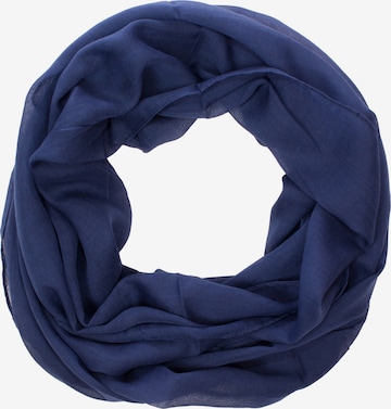 Écharpe tube Seasons of April en bleu : devant