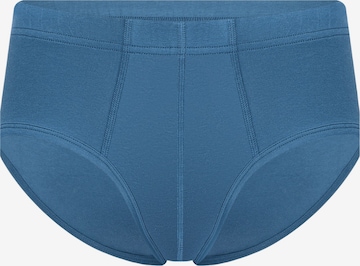 Albero Natur Slip 'Bio-Baumwoll Herrenslip mit Komfortbund' in Blau: Vorderseite