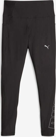 PUMA Спортен панталон в сиво / черно / бяло, Преглед на продукта