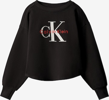 Calvin Klein Jeans Mikina – černá: přední strana