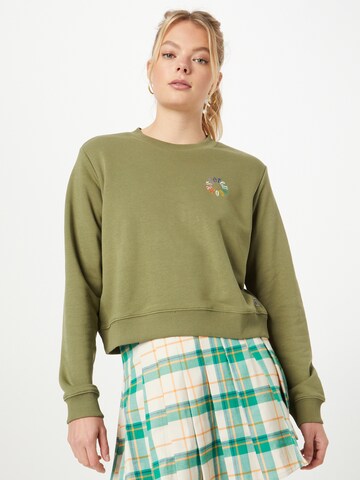 SCOTCH & SODA Sweatshirt in Green: front