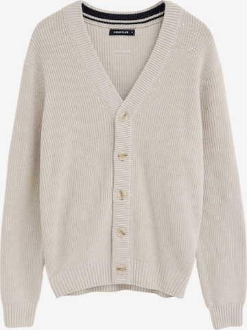Polo Club Strickjacke 'Rhodes' in Beige: Vorderseite