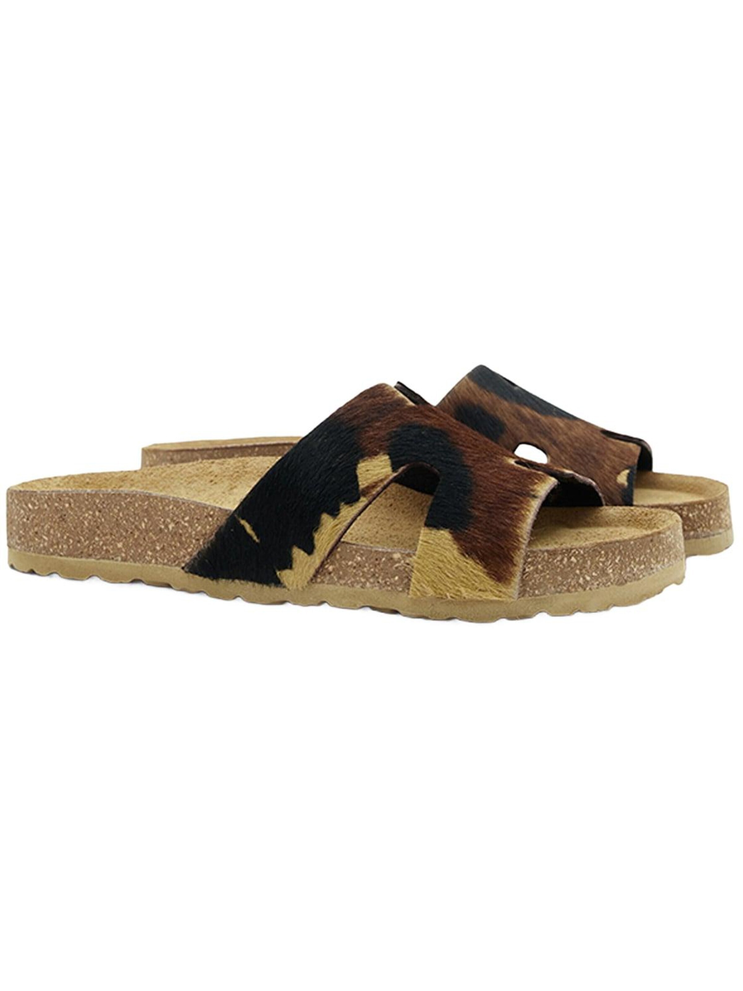 Desa Slipper 'Folien' in Brown
