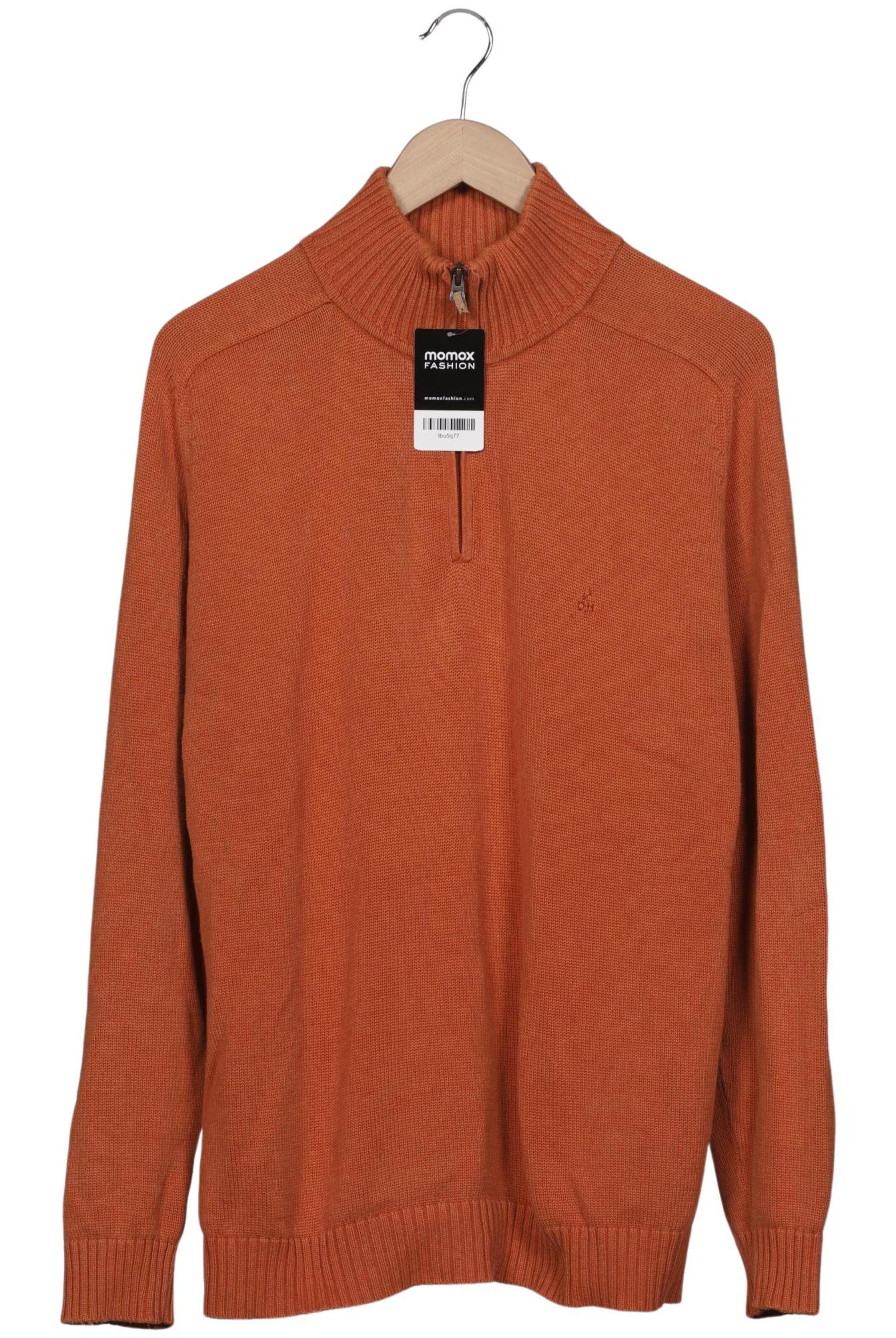 HECHTER PARIS Sweater & Cardigan in L-XL in Orange: front