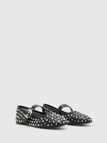 AllSaints Ballerina met riempjes 'HOLLY' in Zwart