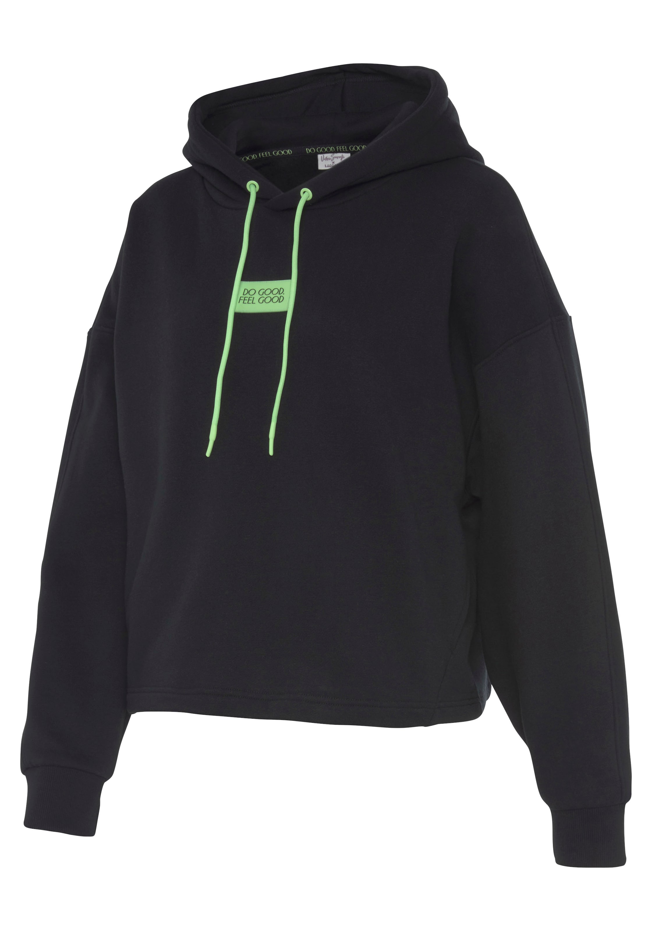 LASCANA ACTIVE Tréning póló - fekete