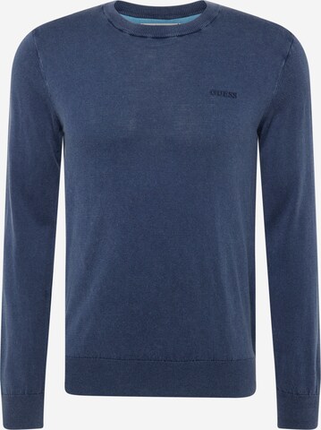 GUESS Sweater 'CHESLEY' in Blue: front