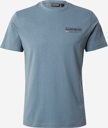 NAPAPIJRI Shirt 'S-KASBA' in Blauw: voorkant