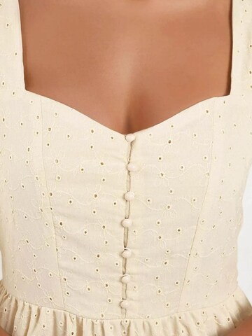 Hiccup Dress in Beige