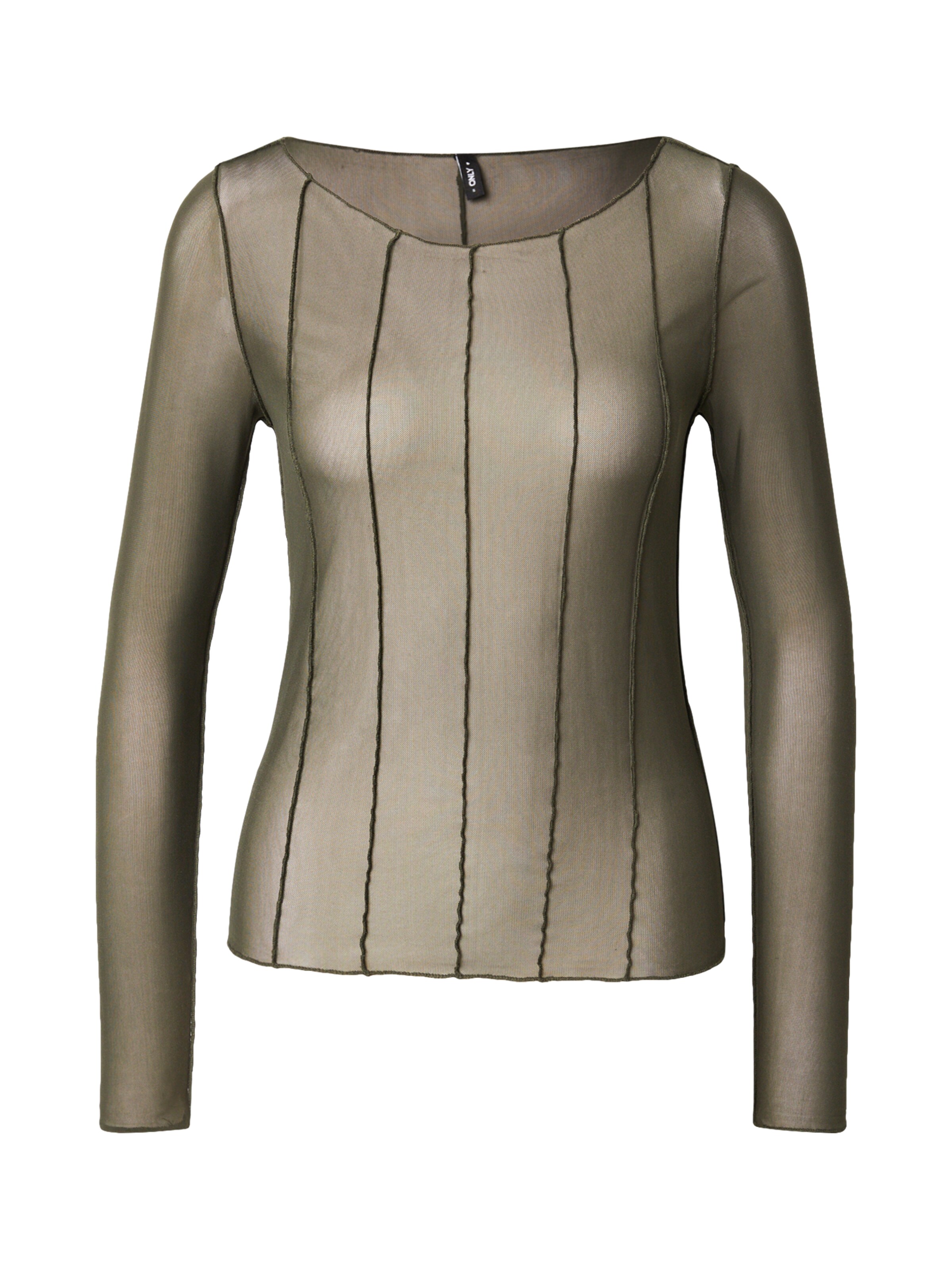 ONLY Μπλουζάκι 'ONLPARIS' σε γκρι: μπροστά