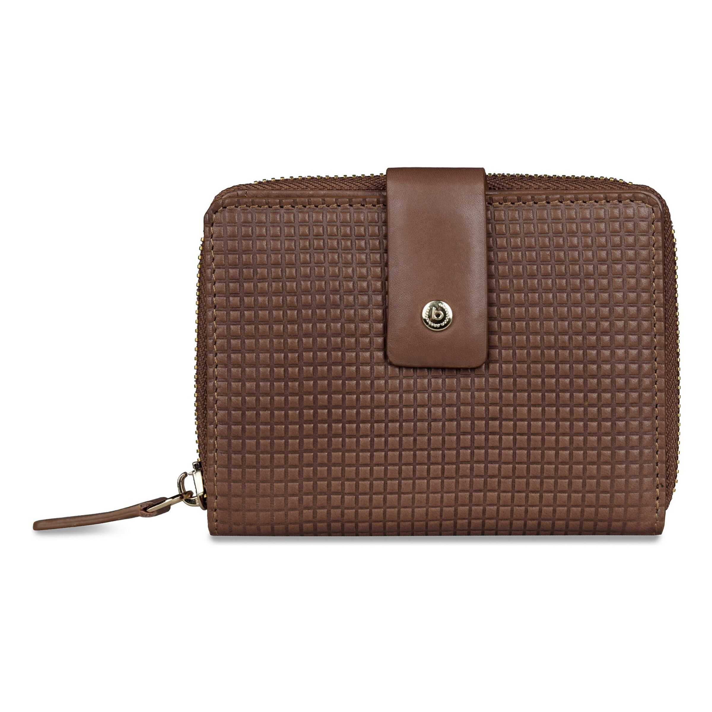 Porte-monnaies bugatti en marron : devant