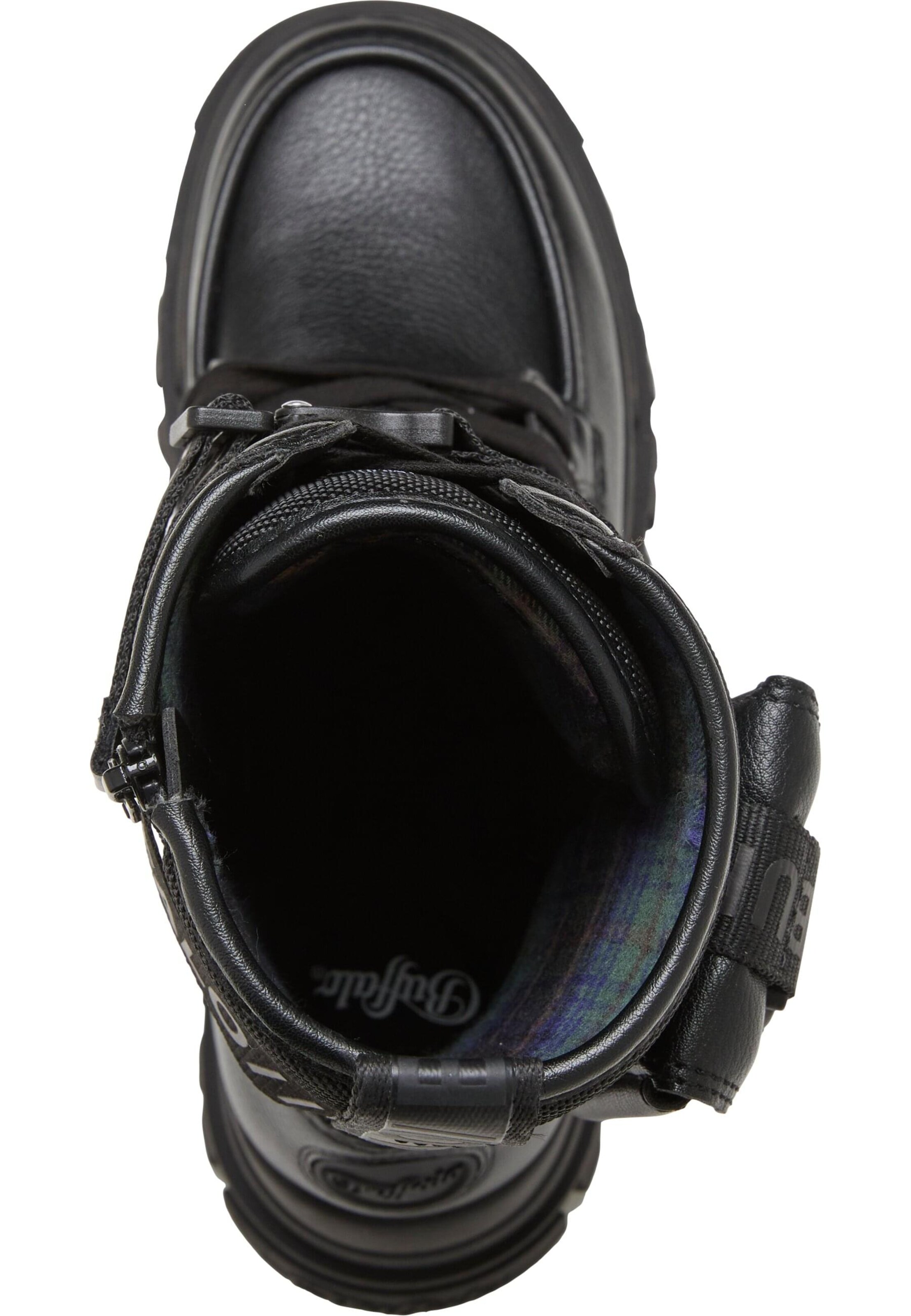 Bottines à lacets 'Aspha' BUFFALO en noir