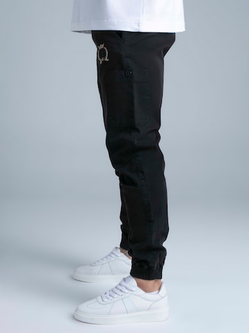 SikSilk Slimfit Broek in Zwart