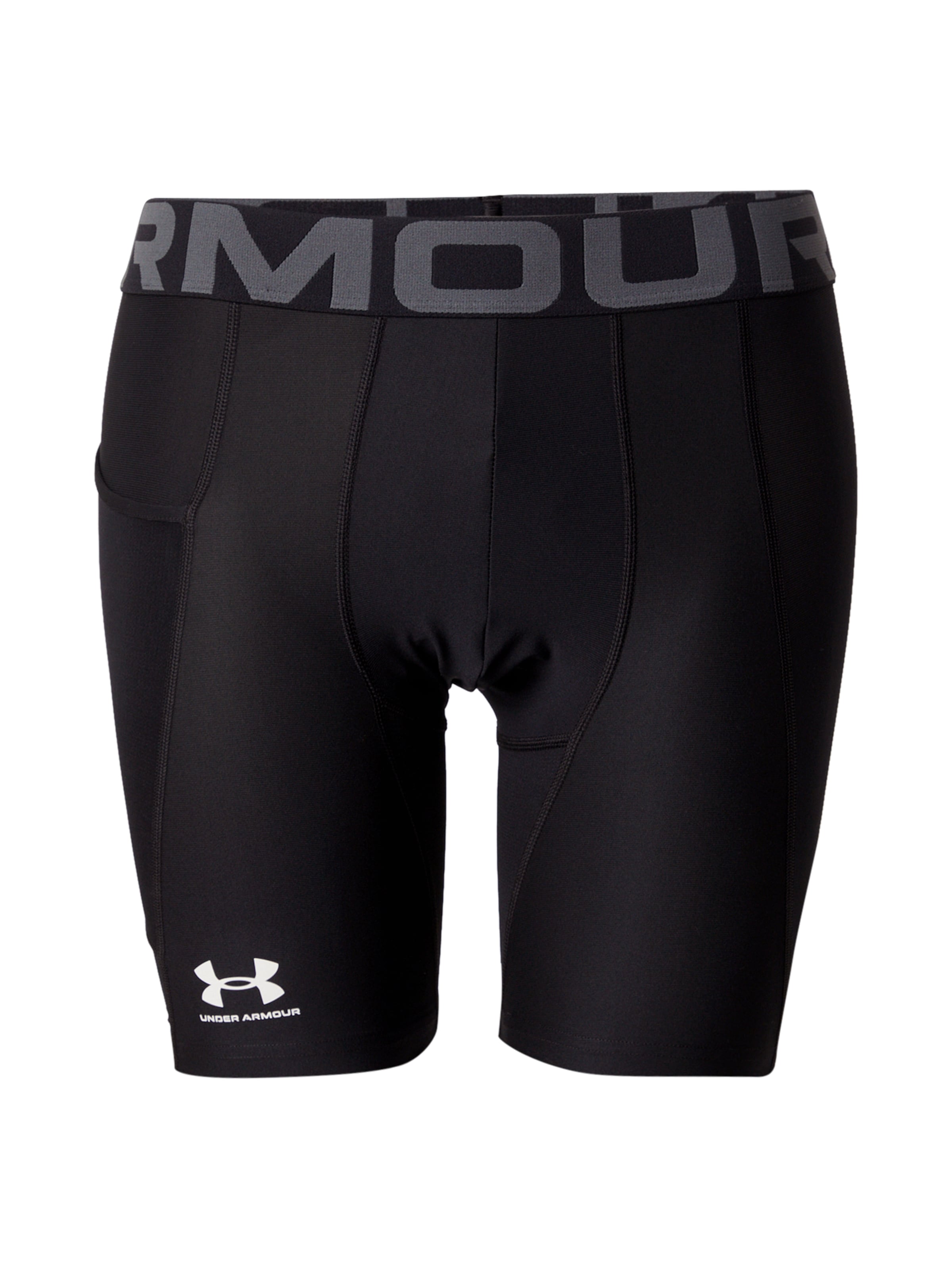 UNDER ARMOUR Skinny Παντελόνι φόρμας σε μαύρο: μπροστά