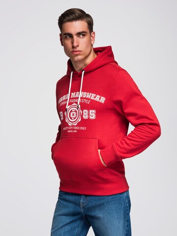 Ombre - Sudadera en rojo