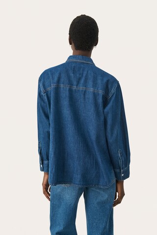 Part Two Bluse in Blau