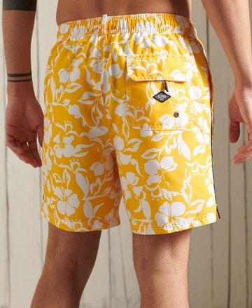 Superdry Board Shorts 'Campus' in Yellow