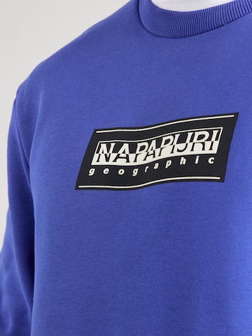 NAPAPIJRI Sweatshirt 'B-BOX' i blå