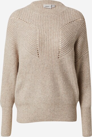 ICHI Sweter w kolorze beżowy: przód