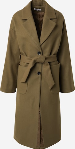 Cappotto di mezza stagione 'Santo' di EDITED in verde: frontale