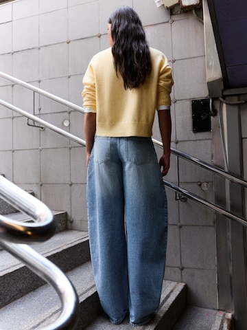 Bershka Baggy Farmer - kék