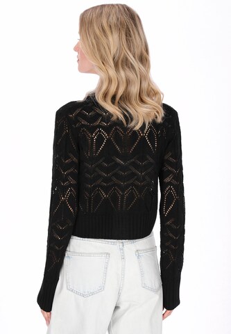 MYMO - Casaco de malha 'Young Fashion' em preto