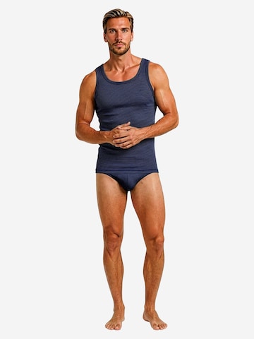 ESGE Unterhemd 'Feinripp Ringel' in Blau