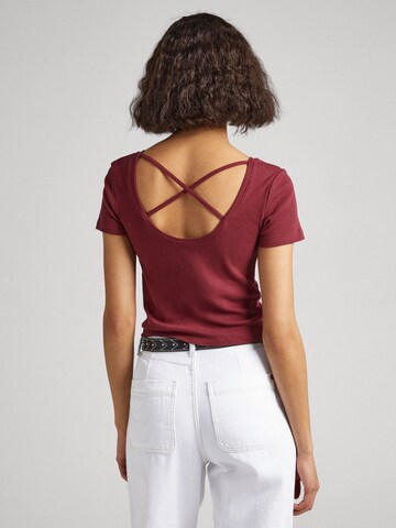 Pepe Jeans Shirt 'BABETTE' in Red: front