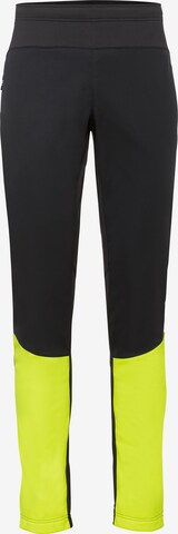 VAUDE Slimfit Outdoorhose 'Wintry' in Schwarz: predná strana