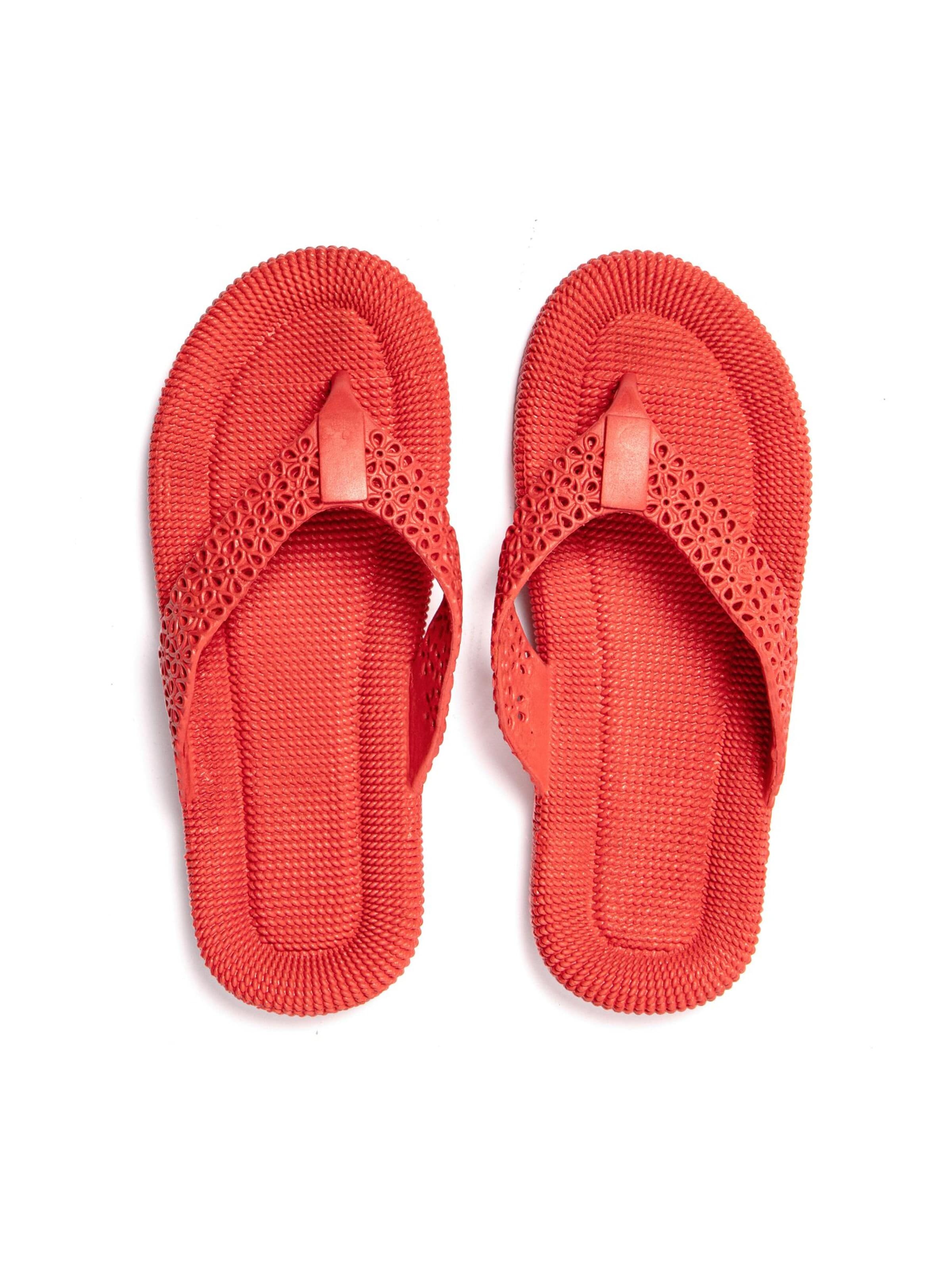 Brasileras T-Bar Sandals 'Flopee' in Red