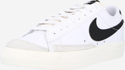 Nike Sportswear Baskets basses 'BLAZER 77' en noir / blanc / coquille d'oeuf, Vue avec produit