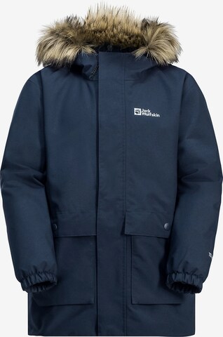 JACK WOLFSKIN Outdoor jacket 'Cosy Bear' in Blue: front